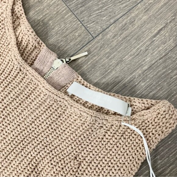 Anthropologie One Grey Day Victoria Top Sleeveless Knit Sweater Brown Latte XS - Picture 11 of 16